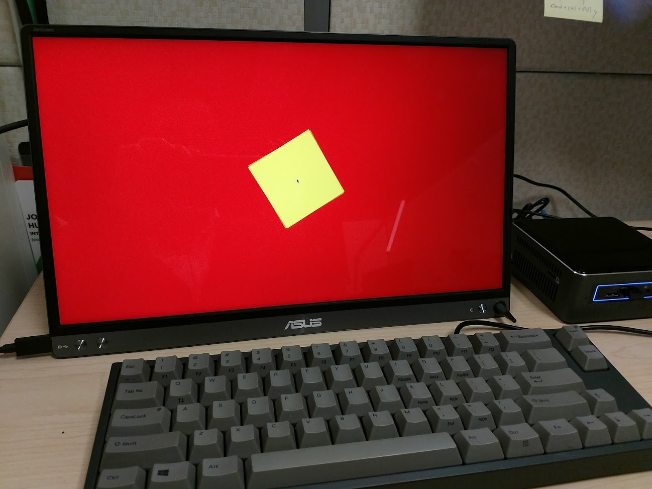 mus_demo running on Arch Linux