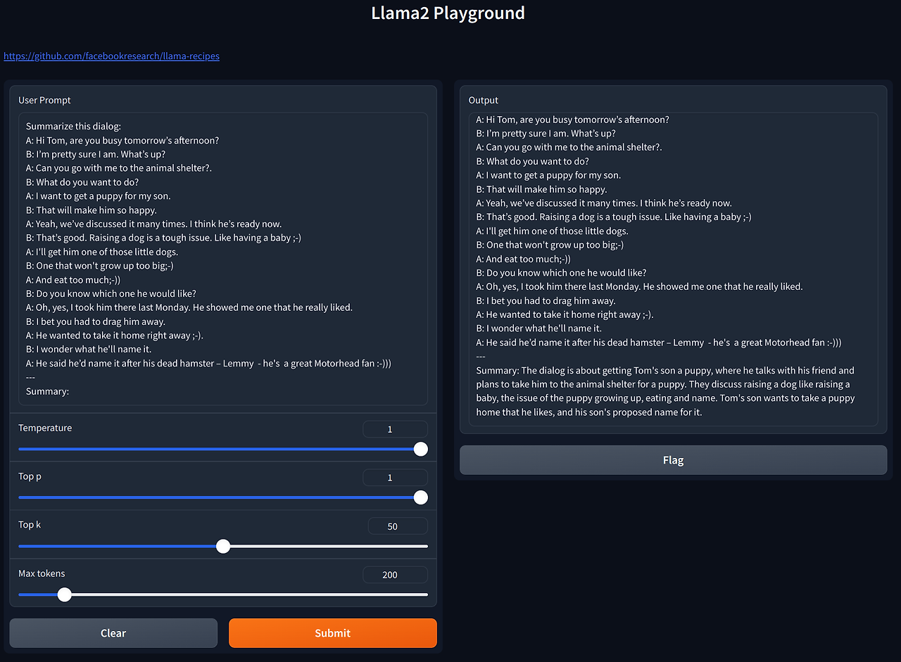Contribution to Llama-recipes project